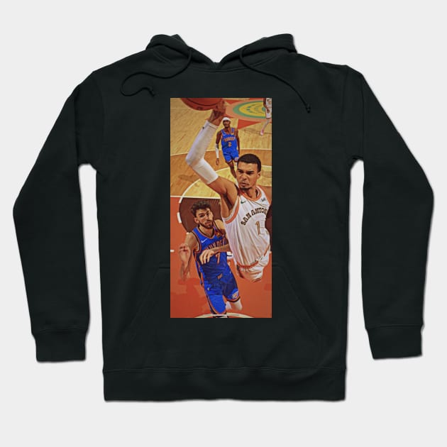 Wemby Retro Dunk Hoodie by spiderman81